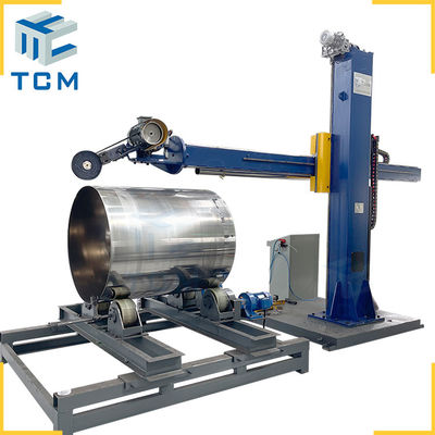 Pressure Vessel Surface Tank Polishing Machine Semi Auto 380V Polishing Grinding