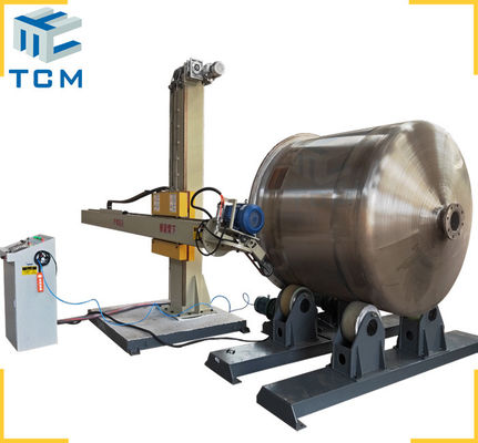 10 Ton Semi Automatic Tank Polishing Machine For Tanks And Shells Surface Buffing