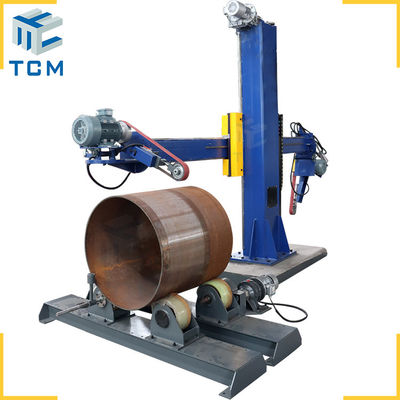 Steel Pipe Tank Polishing Machine Bottom Inner Outer Surface Ss Pipe Polishing