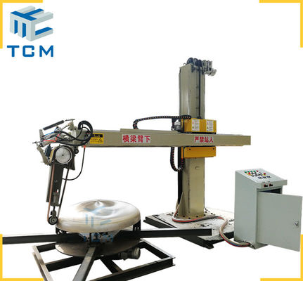 Polishing Dished End Surface Sanding Machine Stainless Steel 60Hz Mirror Polishing