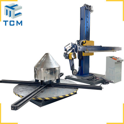 Polishing Dished End Surface Sanding Machine Stainless Steel 60Hz Mirror Polishing