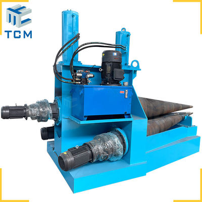 3 Rollers Hydraulic Cone Rolling Machine Steel Conical Cover Bender