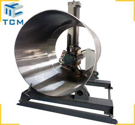 10 Ton Semi Automatic Tank Polishing Machine For Tanks And Shells Surface Buffing
