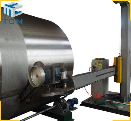 10 Ton Semi Automatic Tank Polishing Machine For Tanks And Shells Surface Buffing