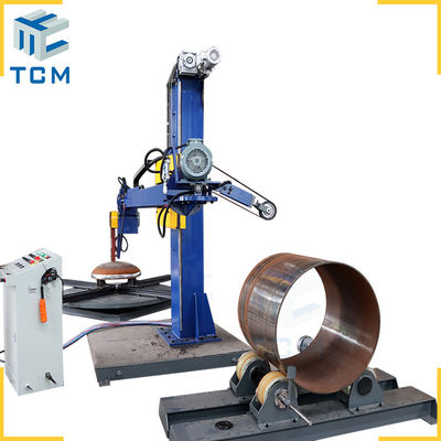 Steel Pipe Tank Polishing Machine Bottom Inner Outer Surface Ss Pipe Polishing