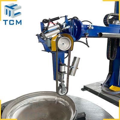 Polishing Dished End Surface Sanding Machine Stainless Steel 60Hz Mirror Polishing