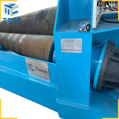 Steel metal cone plate bending machine conical heads hydraulic roller