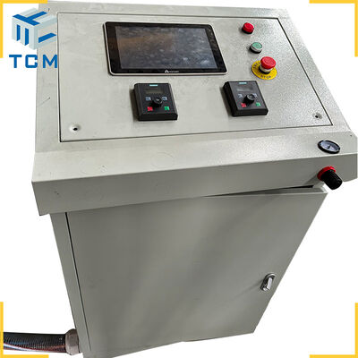 Máquina de polimento de cabeça de recipiente de tampa de tanque de aço inoxidável PLC de automação completa da Trancar Industries