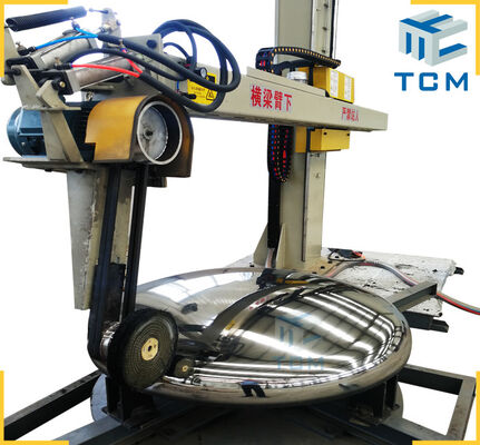 Automatização da máquina de polir para extremos de pratos, moagem da superfície interna e externa, polir da Trancar Industries China