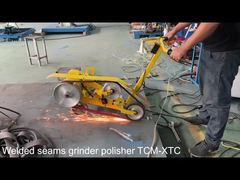 Fácil de operar folha de aço superfície soldadas juntas triturador de manobra polidora